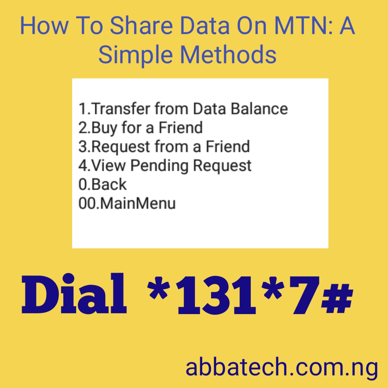 How To Share Data On MTN: A Simple Methods 2022
