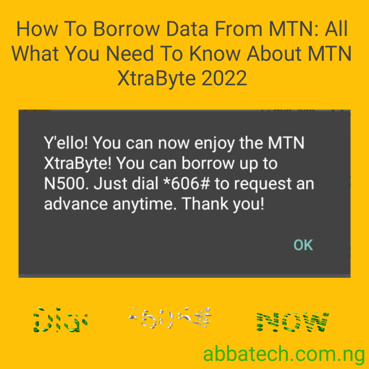 How To Borrow Data From MTN: All What You Need To Know About MTN XtraByte 2022
